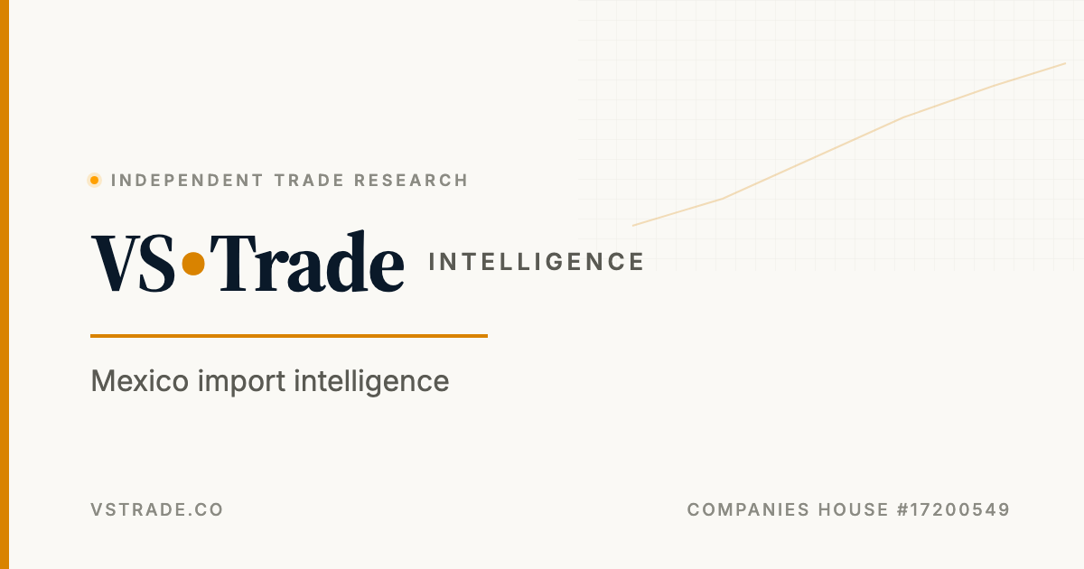 VS-Trade Intelligence — investigación independiente del comercio exterior mexicano